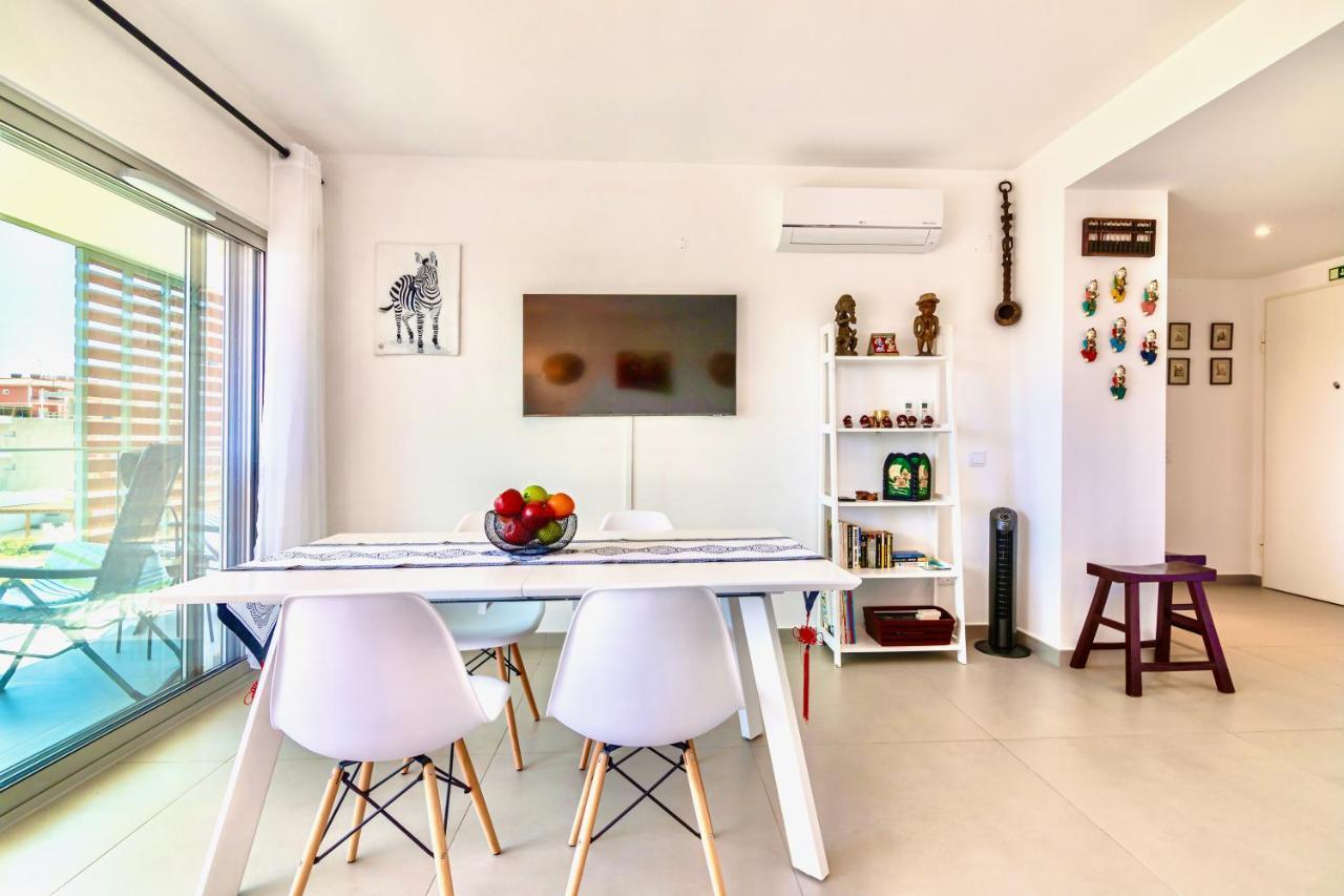 Marvell Design With Heated Pool&Gym&Playground Apartment อัลบูเฟรา ภายนอก รูปภาพ